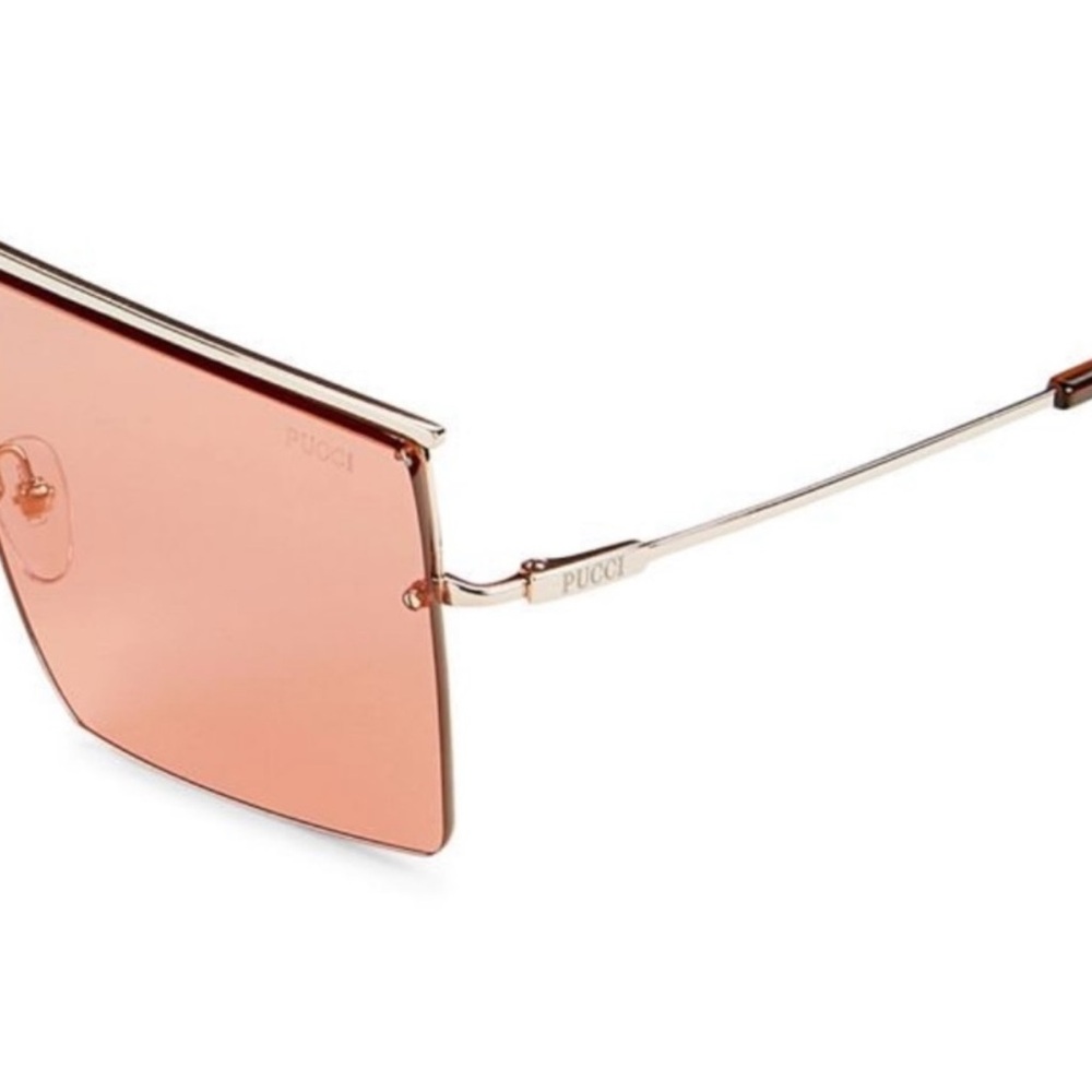 Emilio Pucci Pink Square Sunglasses - Picture 4 of 6